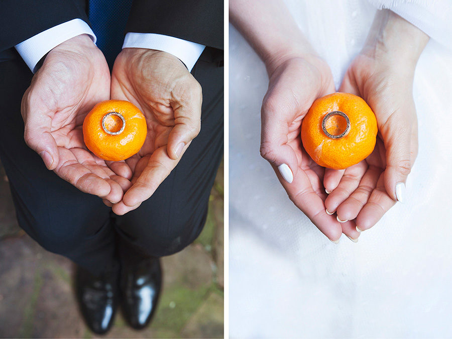 Play with the mandarins. wedding rings. Kampos. Wedding Photoshooting. orange trees. Bride's and Groom's portrait. Riziko. greek wedding . Chios , Greece. greek island. Couple photoshooting. Love and married. Alepa Katerina . Layer Photography