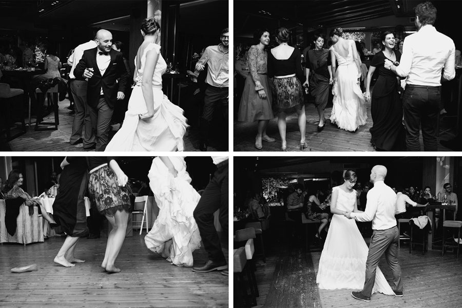 wedding party.dancing all night. groom , bride and friends. Civil wedding in Thessaloniki. Katerina Alepa . Layer Photography