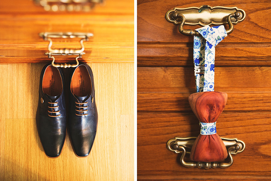 Groom's shoes. Bow tie. Groom's preparation. Vale Da Teja. Portugal. Layer Photography. Alepa Katerina