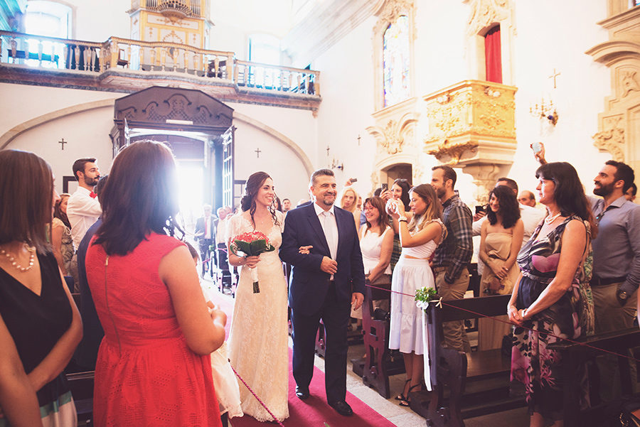 Bride's father came with his daughter. family. friends. Groom and Bride, wedding. Santuário de Nossa Senhora dos Remédios, Shrine of Our Lady of Remedies the cathedral in Lamego.Portugal. Layer Photography. Alepa Katerina